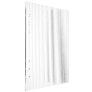 Clear Acrylic Binder Notebook Cover Binder 6-Ring A5 Acrylic Planner Budget - Picture 1 of 12