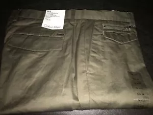 Calvin Klein Chino Pants. Military Green Colour Size W34 - Bild 1 von 6