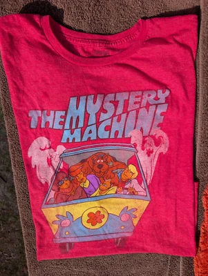 Мужская футболка Scooby-Doo размер 2XL XXL The Mystery Machine красная Hanna Barbera Van Gang - Изображение 1 из 4