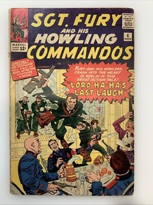 Sgt. Fury And His Howling Commandos #4 Nov 1963 Silver, VG (4.0), Marvel #RN - Picture 1 of 14