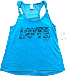 New Tank Tops Poly/Rayon Love St George Ut Size Medium - Picture 1 of 4