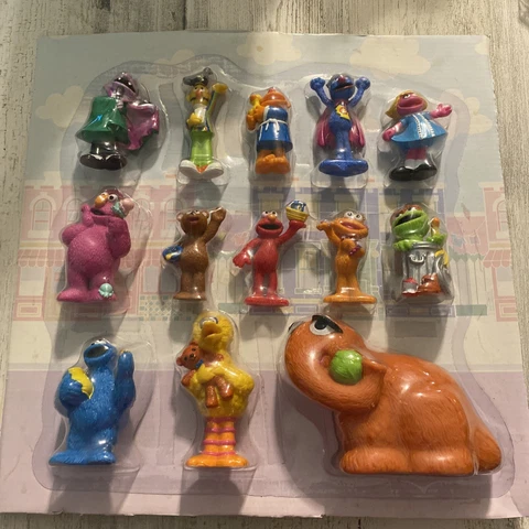 Tyco 1997 Sesame Street 30 Yrs Limited Edition Addition Figurines 13 pc set New Cover