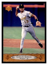 1996 Upper Deck #179 CARLOS GARCIA Pittsburgh Pirates ~B8A