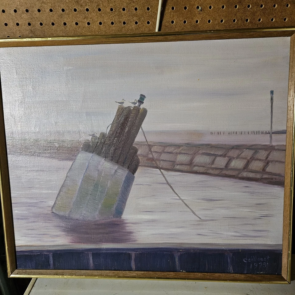 Pintura al óleo original 1978 Foto 1 de 4