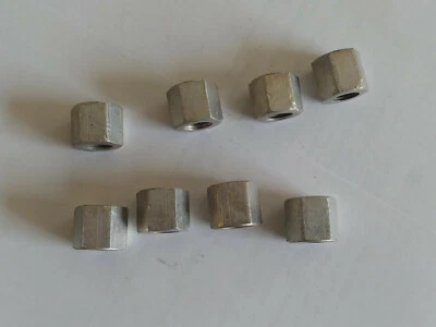 8 porcas base de cilindro folheadas a cad Harley 45 NOS RL RLD RLDR 0123 7804 - Imagem 1 de 4
