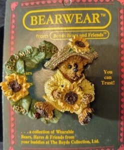 NWT Bearwear Boyds Bears & Friends Brooch (182) - Picture 1 of 3