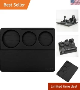 Tamping Station - Wood Espresso Tamping Mat - Wooden Tamping Mat for 51/54/58... - Picture 1 of 8