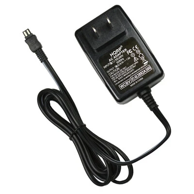 Adaptador de CA HQRP para Sony Handycam DCR-HC20 DCR-HC21 DCR-HC26 DCR-HC28 DCR-HC52 Foto 1 de 4