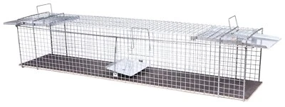 LOREK JAGDBEDARF 150cm Fuchsfalle Waschbärfalle Marderfalle Lebendfalle Kaninchenfalle Tierfalle