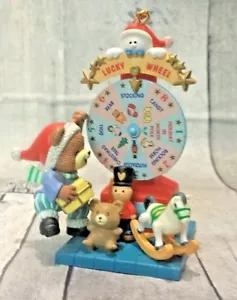 Mistel Magic Collection Glücklicher Weihnachtspreis Rad Bär Spielzeug Spin Ornament - Bild 1 von 12