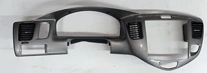 2000 2006 MAZDA MPV VAN DASH RADIO INSTRUMENT CLUSTER BEZEL TRIM CARBON FIBER - Picture 1 of 11