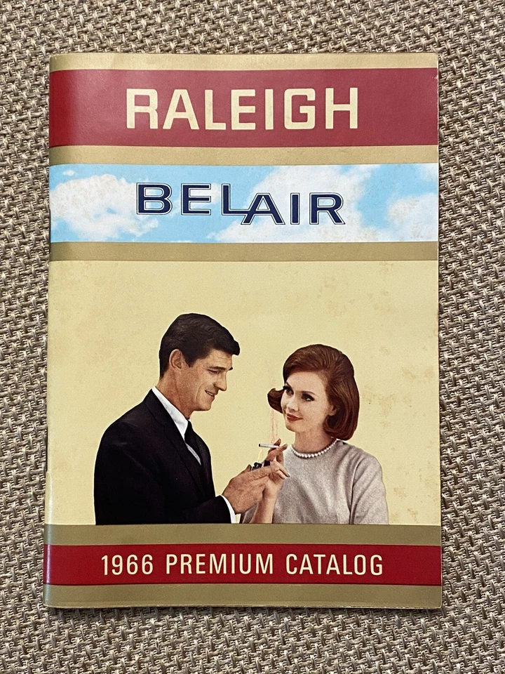 Cigarrillo Publicitario Vintage Raleigh Bel Air Catálogo Premium Tobacciana 1966 Foto 1 de 4