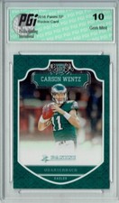 Carson Wentz 2016 Panini #278 SP Rookie Card PGI 10