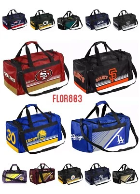 NFL Team Gym Travel Luggage Striped Core Duffel Bag - Image 1 of 4