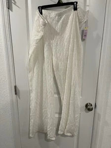 NWT Wild Fable White Crochet Flare Pants Size 3X - Picture 1 of 6