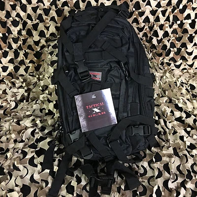 GEN-X-GLOBAL NEW Gen X Global GxG MINI Military Tactical Hiking Molle Backpack - Black