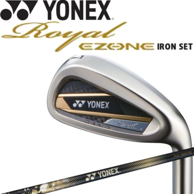 YONEX Golf Japan 2023 Royal EZONE Iron Set #7,8,9,Pw RX-06RE Graphite 4 Irons - Image 1 of 4