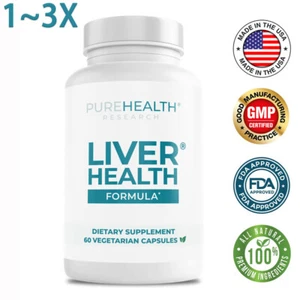 PureHealth Research Liver Health - Formula riparatrice cardo mariano, disintossicazione e pulizia - Foto 1 di 20