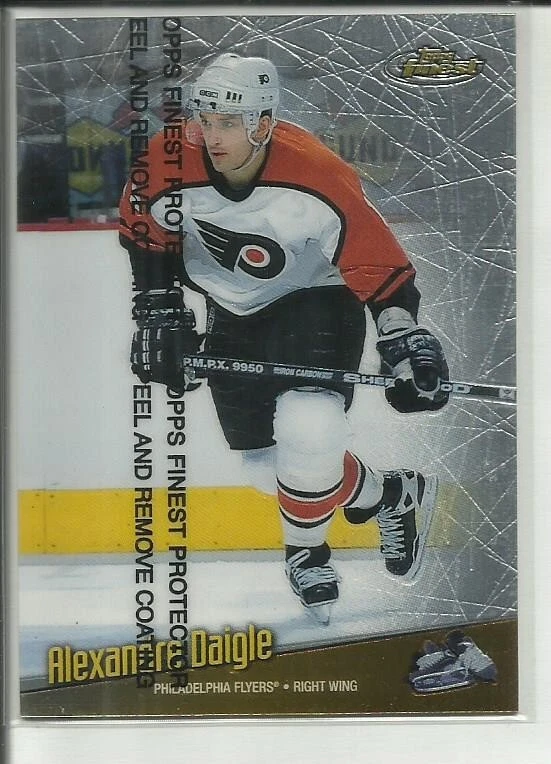 1998-99 Topps Finest #24 Alexandre Daigle Philadelphia FLyers - Image 1 of 2