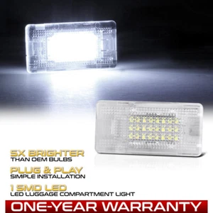 24 SMD LED Rear Trunk Luggage Compartment Light For BMW E46 E90 E92 E39 E60 F10 - Picture 1 of 10