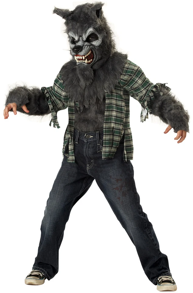 Big Bad Wolf Howling at the Moon Child Costume - Image 1 of 1