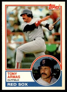 1983 Topps Traded Baseball Tony Armas 4T Boston Red Sox