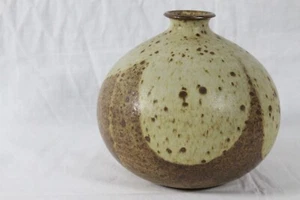 Vintage Studio Art Pottery Kugel Vase von ARNOLD ANNEN Beatenberg 1984 Schweiz - Bild 1 von 9