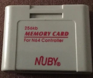 Controlador de tarjeta de memoria N64 Nintendo/256 KB de Nuby - Imagen 1 de 1