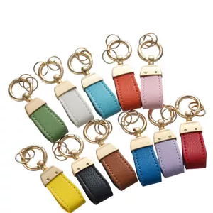 Llavero de cuero de lujo para llaves de coche | Porta llaves de piel de oveja de alta gama para mujeres y hombres - Imagen 1 de 19