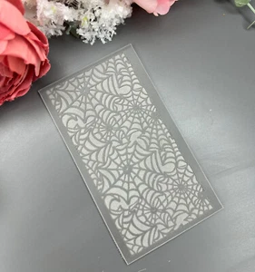 Spider Web polymer clay rubber texture mat_ Handmade Jewellery_ Clay tools - Picture 1 of 8