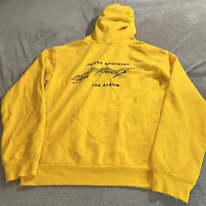Jonas Brothers Hoodie Adult Size Medium The Album Merch Band Music Yellow NWOT - Picture 1 of 14