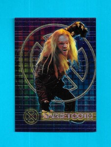 X-Men Movie 2000 TOPPS Two Sided Chromium Card C9 Sabretooth