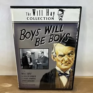 The Will Hay Collection Boys Will Be Boys (1-Disc DVD Will Hay 1935 B&W) - Foto 1 di 4