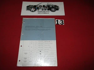 MANUALE DI ASSISTENZA SUPPLEMENTO LANCIA THEMA 2500 TD USA 87 3° VOLUME - Picture 1 of 2