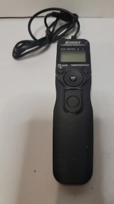 SHOOT RM-VPR1 LCD Timer Remote Shutter Release Control Cord For Sony a7 A6000 - Image 1 of 4
