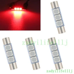 4x For Mazda CX-7 CX7 2013-2023 Front Left Right Sun Visor Red Led Light Lamp - Picture 1 of 1