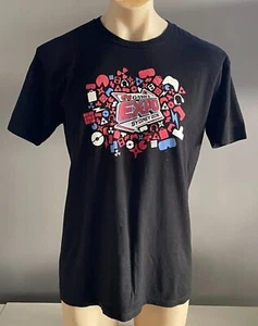 THINKGEEK EB GAMES EXPO Sydney 2016 Tee Black Cotton T-Shirt Size L Chest 108cm - Bild 1 von 6