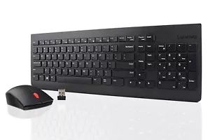 Lenovo Essential Wireless Keyboard and Mouse Combo Black 4X30M39496 - Picture 1 of 4
