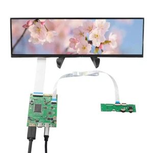 12.6inch NV126B5M-N41 1920x515 EDP IPS LCD Screen with HD-MI Type C LCD Board - Picture 1 of 4