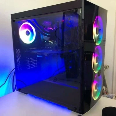 PC Setup Completo, PC torre da Gaming + 2 monitor - Immagine 1 di 4