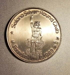 1 oz ronda de plata .999 75 aniversario primer vuelo alrededor del mundo. ¡Acuñación de 52! - Imagen 1 de 4