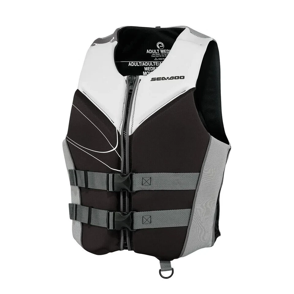 SEA-DOO FREEDOM PFD LIFE LACKET BLACK GRAY LARGE 2870010990 - Image 1 of 1