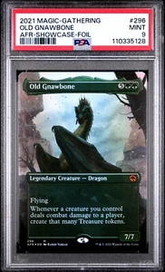 PSA 9 Borderless Foil - Old Gnawbone - Adventures in the Forgotten Realms Mythic - Bild 1 von 4