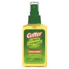 Cutter Lemon Eucalyptus Insect Mosquito Repellent 4 Ounce Pump Spray DEET-Free