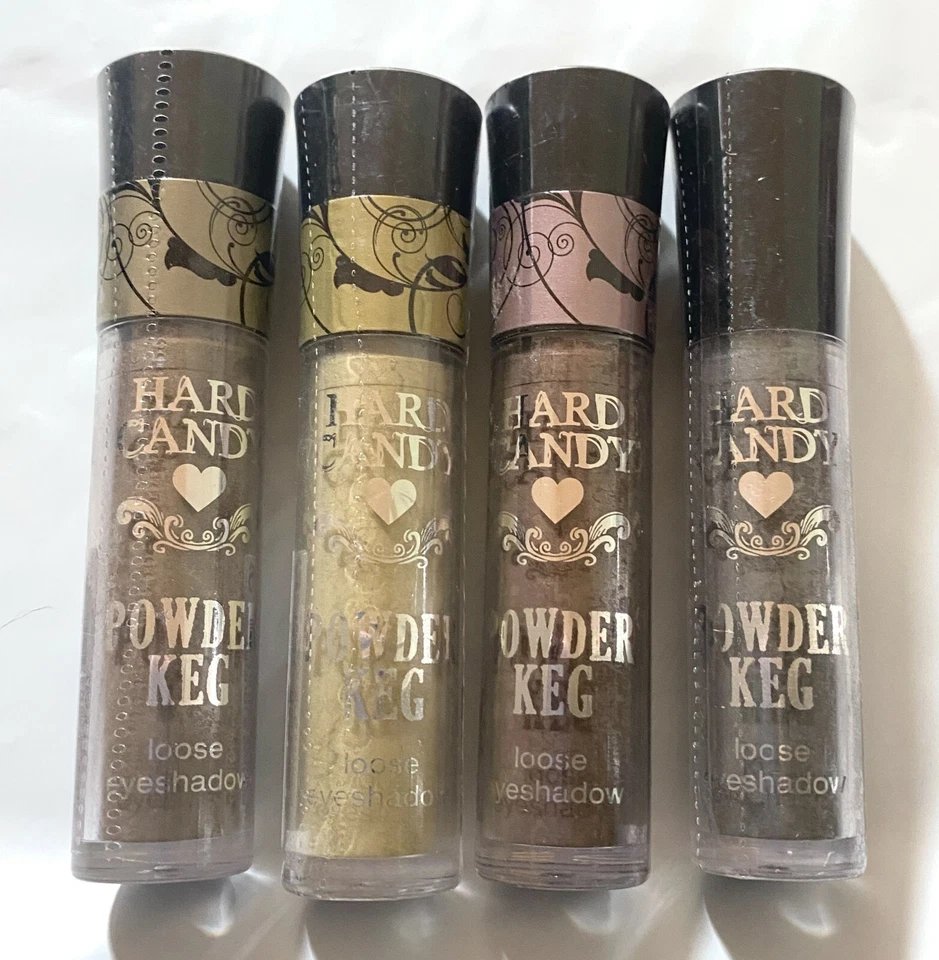 4-Pack NEW Hard Candy Powder Keg Loose Eye Shadow Spark Lockdown Dagger Trouble - Image 1 of 1