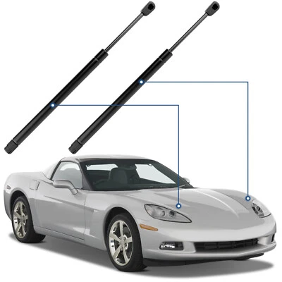 For 2006-2013 Chevrolet Corvette Qty 2 Front Hood Gas spring Lift Support Struts Foto 1 de 4
