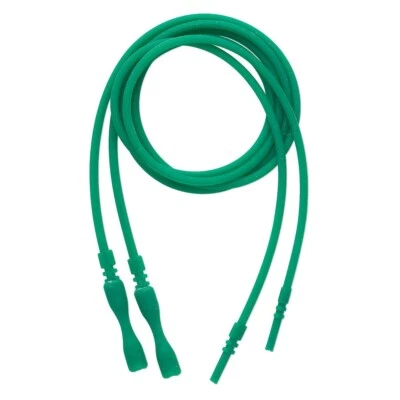 Collar Cordón Silicona Verde (4) Goma Suave 2mm Cierre a Presión 16" o 18" Foto 1 de 2