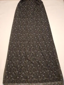 Maxi gonna donna 2XS Urban Outfitters nero floreale - Foto 1 di 6