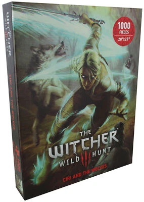 Rompecabezas The Witcher 3: Wild Hunt - Ciri and the Wolves - 1000 piezas Foto 1 de 3