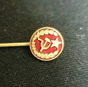 Anstecknadel Kommunistische Partei PC altes politisches Abzeichen Emaille ORIGINAL 8,6mm - Bild 1 von 6